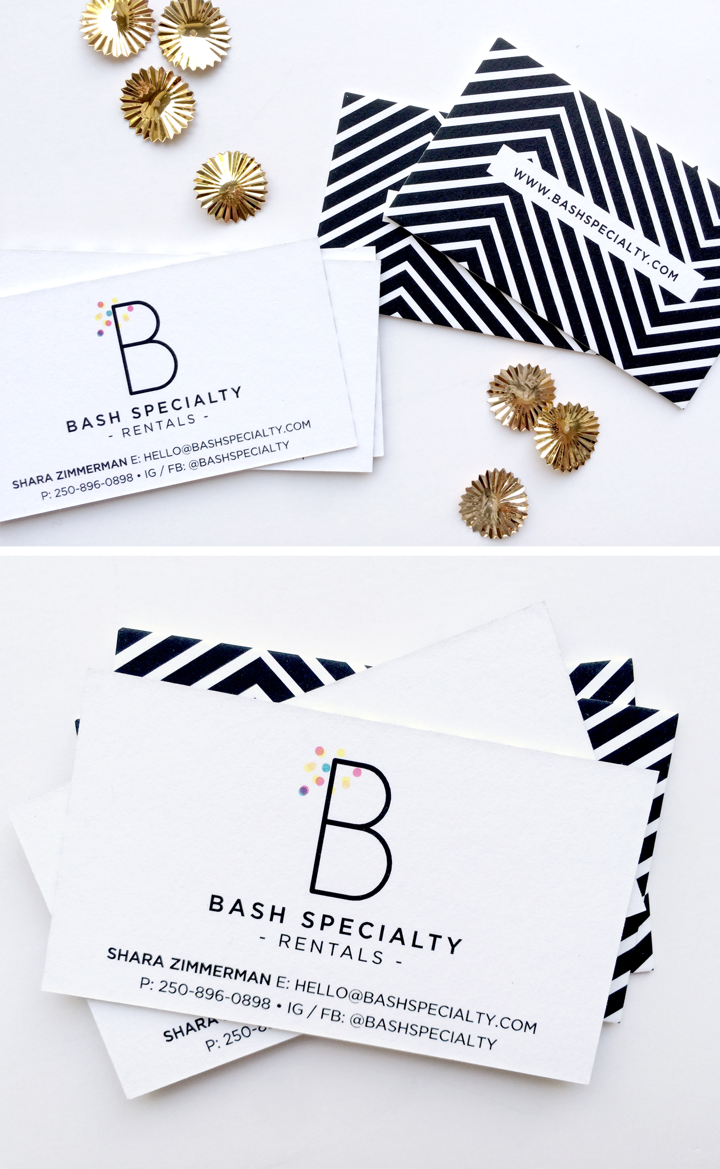 la Happy Bash Specialty Business Cards